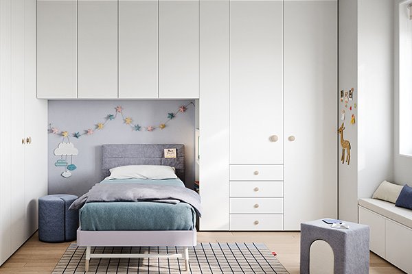 BedHabits Kidsrooms kledingkast 600x400